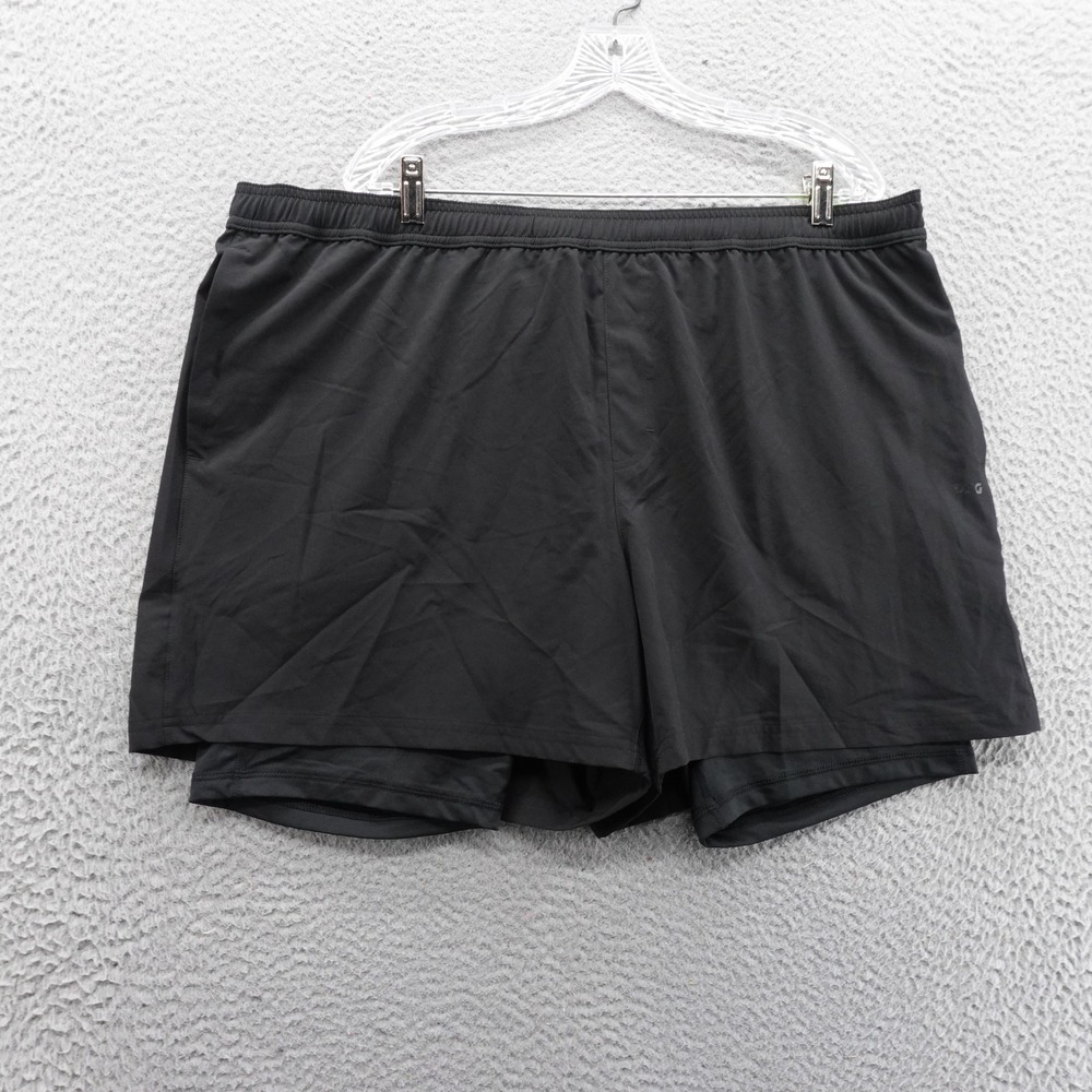 DSG Running Agility Shorts XXL Black Mens Liner Lightweight‎ Performance NWT